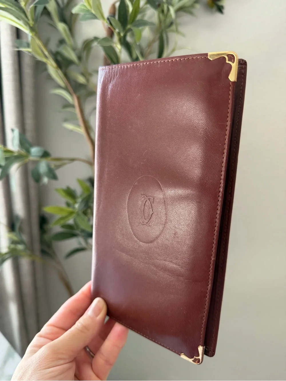 Cartier Wallet / Holds Passport : 100% authentic